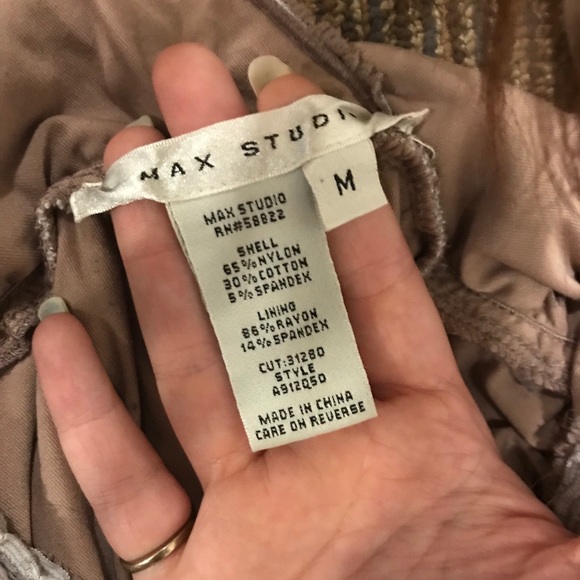 Max Studio Lilac Floral Dress - Picture 4 of 4